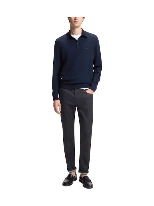 Boss Delaware Blugi Bărbați Slim Fit Albastri