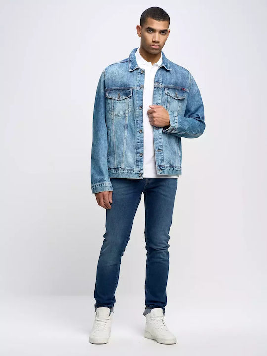 Martin Мъжки Slim Fit Дънки Тъмносини