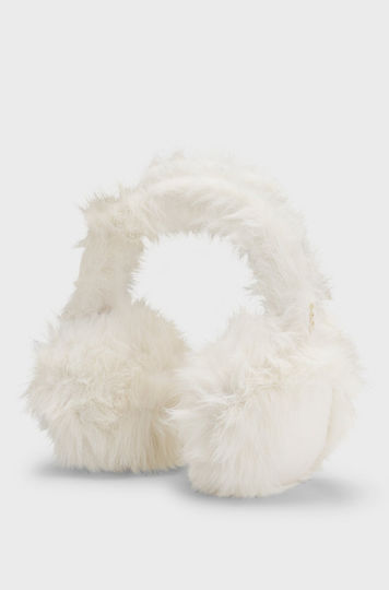 Women's Knitted Earmuff in White