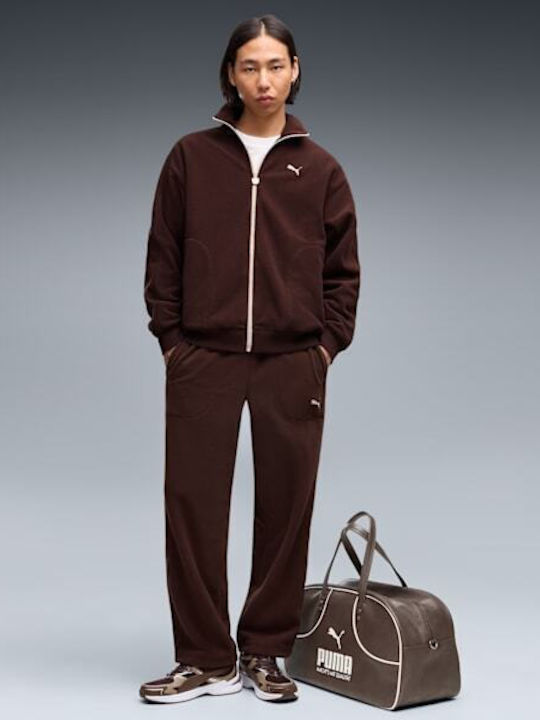 Essentials Elevated Winterized Ανδρική Ζακέτα Track Jacket Μόκα