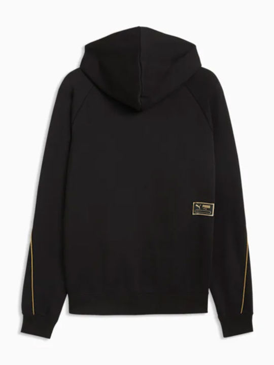Sport Men's Athletic Hooded Jacket Black