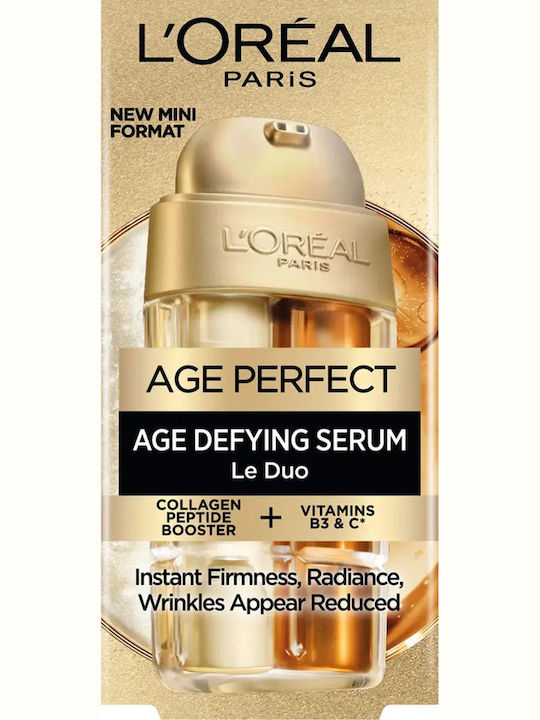 L'oreal Paris Age Perfect Firming Serum Duo Contains Micro-collagen Peptides 2 Serums In 1 15 Ml L'oreal Paris Age Perfect Firming Serum Duo Contains Micro-collagen Peptides 2 Serums In 1 15 Ml