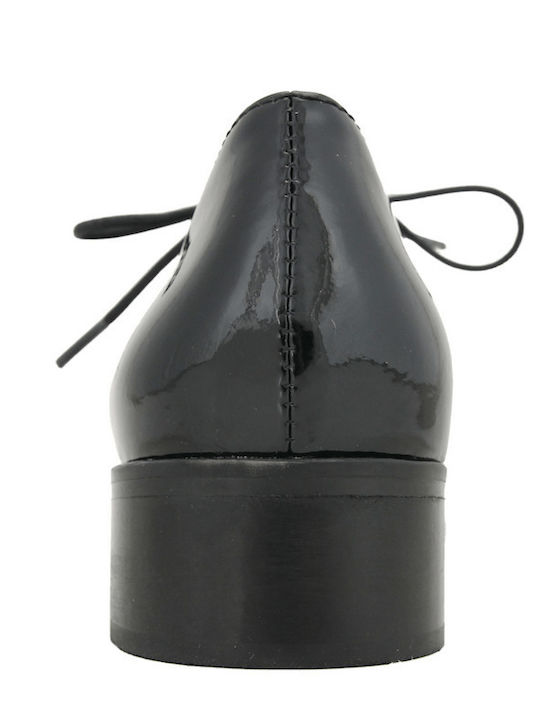 Lackleder Damenmokassins in Kamel/Weiß 26738- ը