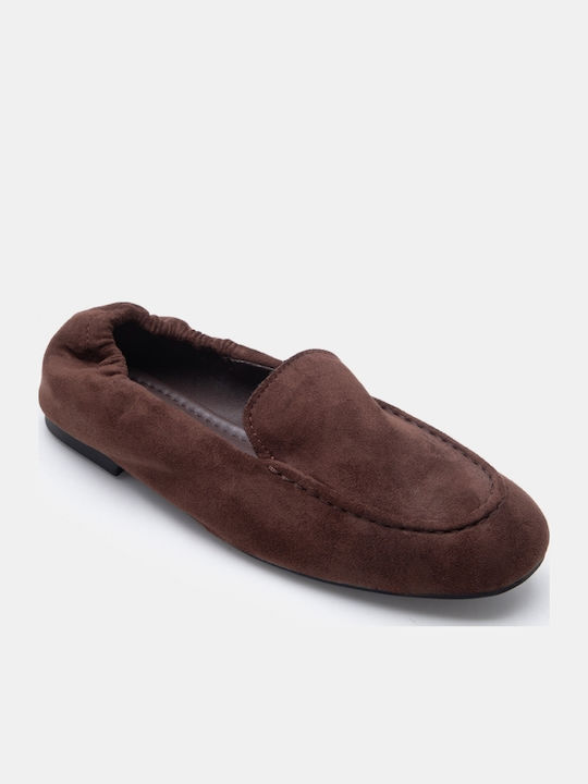 Women's Loafers in Brown Colour