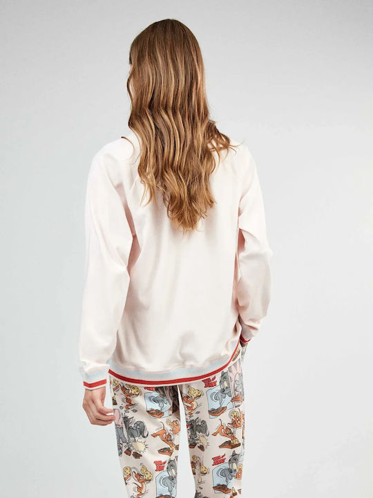 Gisela Winter Women's Pink Pyjama Set Looney Tunes