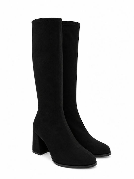 Black Suede Women's Boots