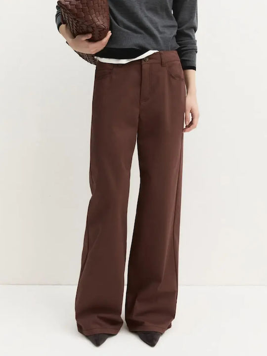 Women's Fabric Trousers Brown