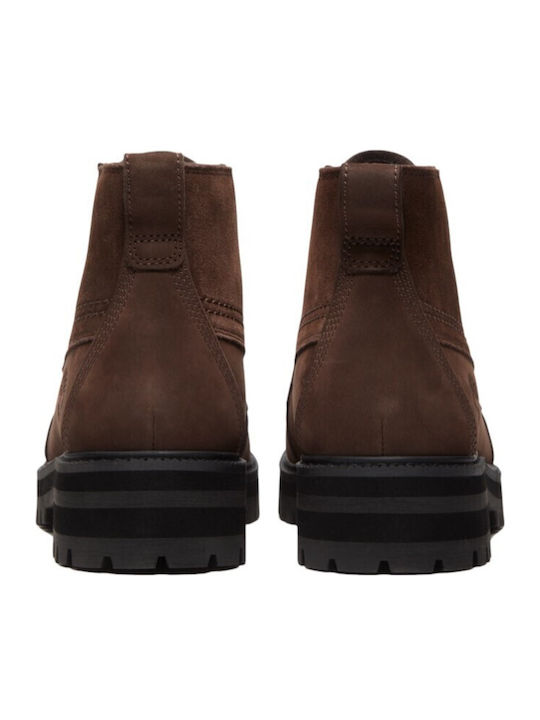 Britton Drive Mid Leather Men's Brown Boots