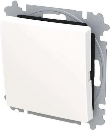 Abb Recessed Wall Touch Switch One-Way Aller Retour White