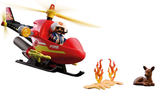 Playmobil City Action Fire Helicopter for 4 Years Old