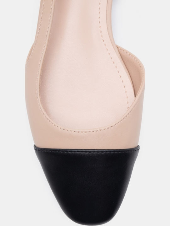 Women's Ballerina Shoes Slingback Beige