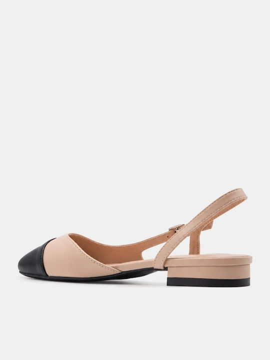 Women's Ballerina Shoes Slingback Beige