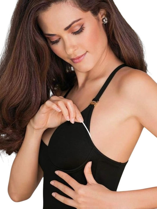 Leilieve Schwarzer Body Cup B mit Herausnehmbaren Bügeln Sofy C7800