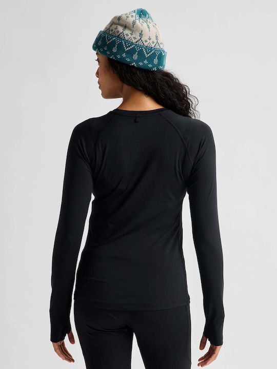 Burton Women's Black Thermal Long-Sleeved Shirt