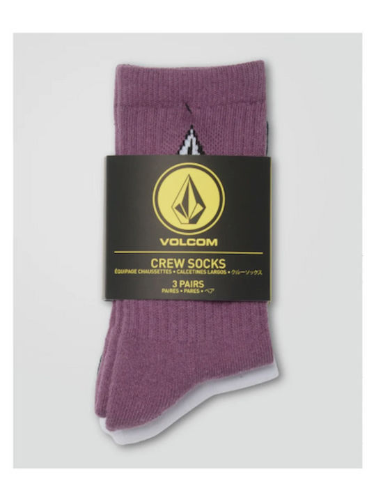 Volcom Παιδικές Κάλτσες Πολύχρωμες 3 Ζευγάρια