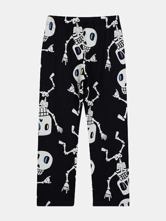 Dpam Kinder-Pyjama Schwarz