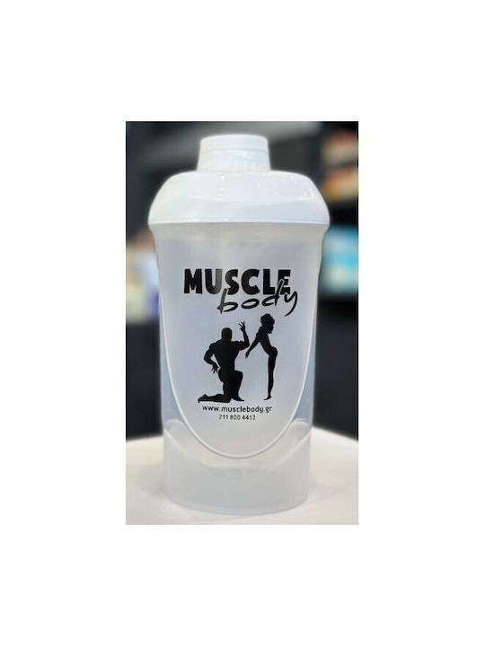 SmartShake Shaker Πρωτεΐνης 600ml Πλαστικό Λευκό