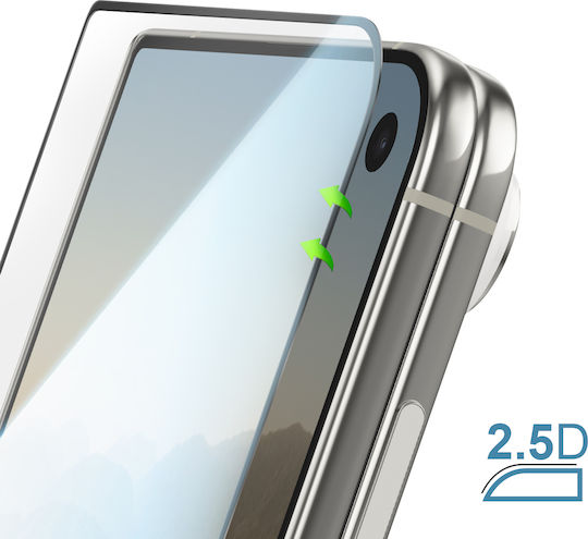Avizar Folie de Protecție Full Coverage 9h din Sticlă Securizată pentru Ecran iPhone Duo Neagră Transparentă