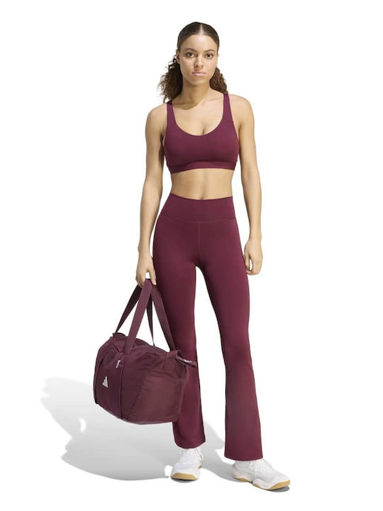 Essentials Damen Sport-BH Burgunderrot