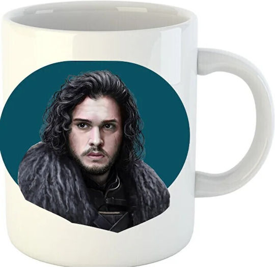 Powerful Ceramic White Mug 330ml