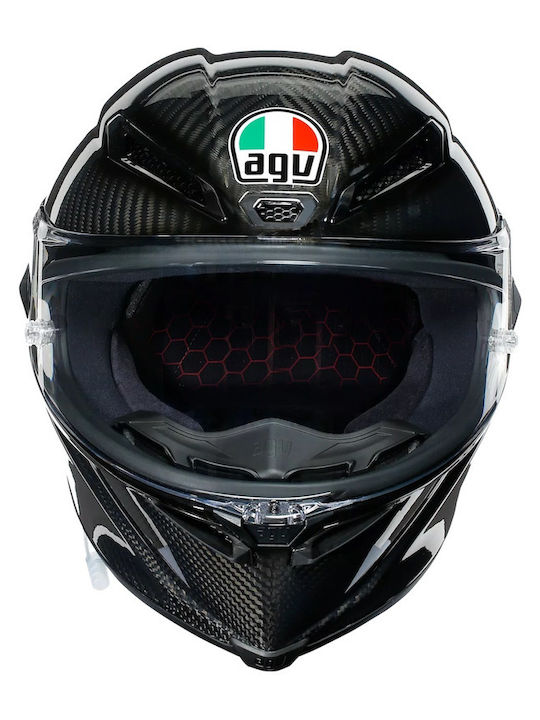 AGV PISTA GP RR S MPLK Mono Glossy Carbon Κράνος Μηχανής Full Face DOT / ECE 22.06 1500gr με Pinlock