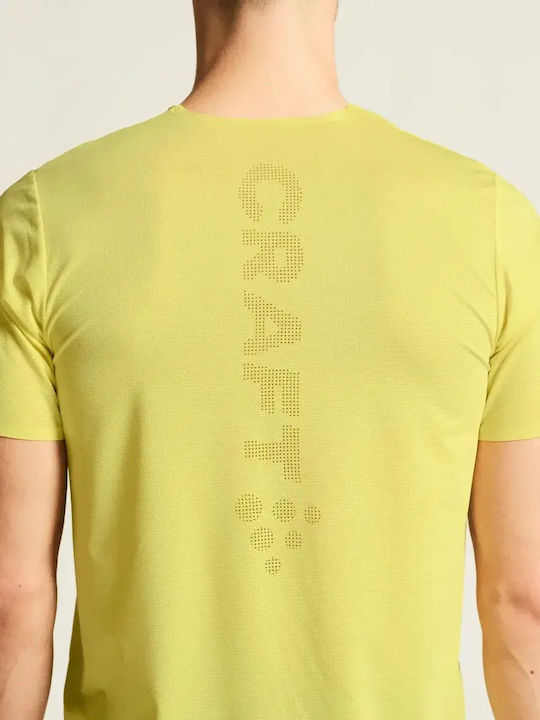 Sportliches T-Shirt Gelb