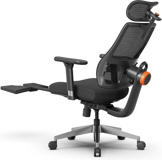 ErgoAction Magic H-bpro Офис Стол с Регулируеми Подлакътници Сив