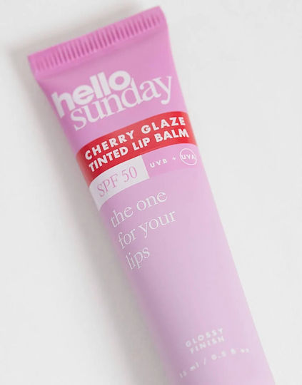 Hello Sunday Balsam de buze SPF50 cu Glazură de Cireșe 15 ml