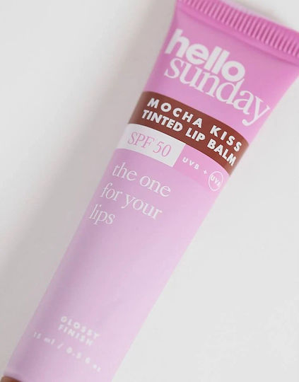 Hello Sunday Lip Balm SPF50 Mocha Kiss 15ml