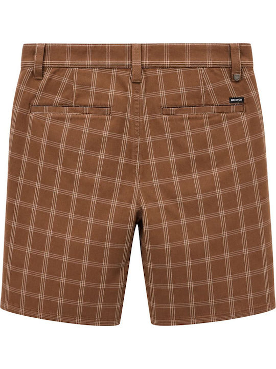 Herren Chino-Shorts Regular Fit Braun