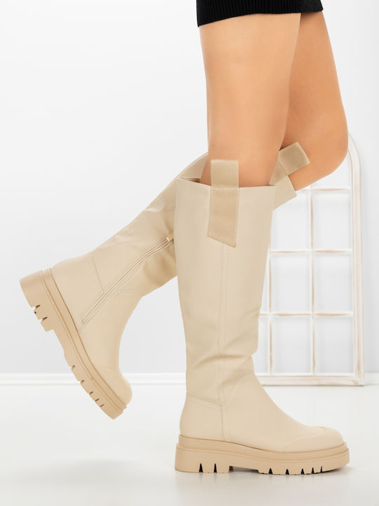 Women's Boots Beige