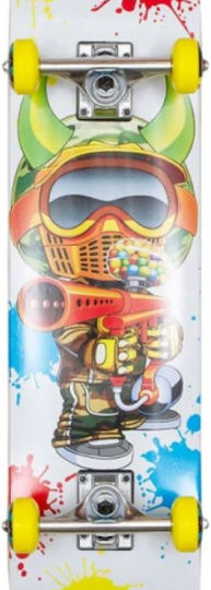 Speed Demons Skate Complete Shortboard Λευκό