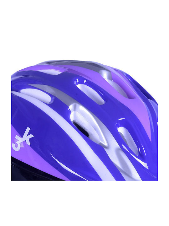 Athlopaidia Cască pentru biciclete / trotinete pentru copii Bike City Purple