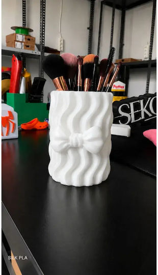 SteweHome Organizator pentru cosmetice Alb 13x10cm