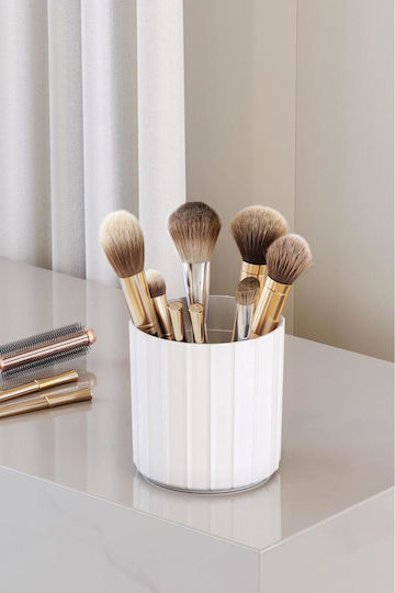 SteweHome Organizator de cosmetice alb
