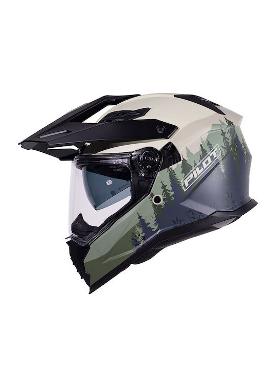 Pilot Atacama SV On-Off with Sun Visor ECE 22.06 Summit Sand/Khaki Matte Pilot Atacama SV On-Off with Sun Visor ECE 22.06 Summit Sand/Khaki Matte