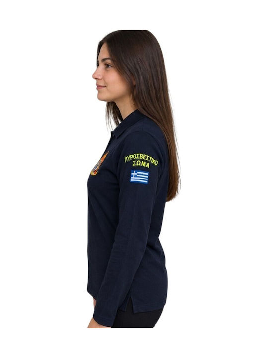SOLSPSWMMPOLO Fire Department Long Sleeve Polo