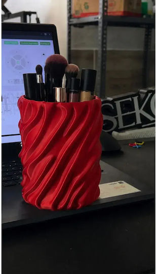 SteweHome Organizator Pentru Cosmetice Roșu 13x10cm