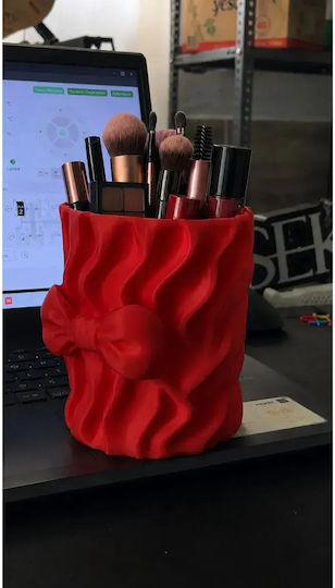 SteweHome Organizator Pentru Cosmetice Roșu 13x10cm