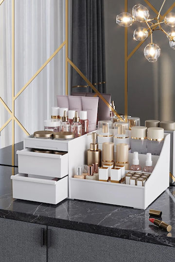 SteweHome Cutie Albă pentru Organizarea Cosmeticelor