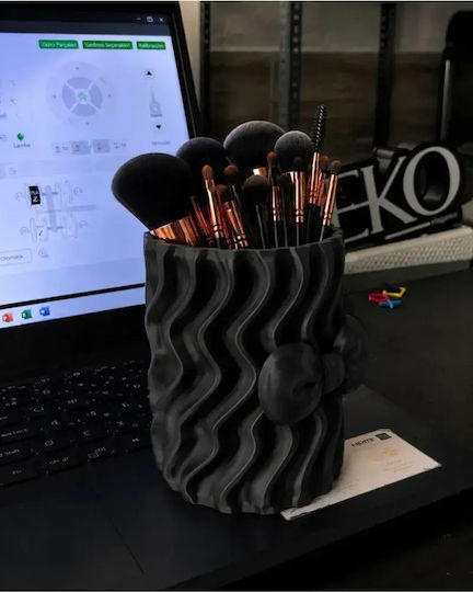 SteweHome Органайзер за Козметика Черен 13x10cm. SteweHome Органайзер за Козметика Черен 13x10cm.