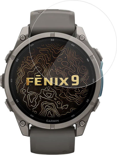 Techsuit Nano Flex 2er-Pack Garmin Fenix 9 43 mm Fenix 9 Pro 43 mm Schwarz