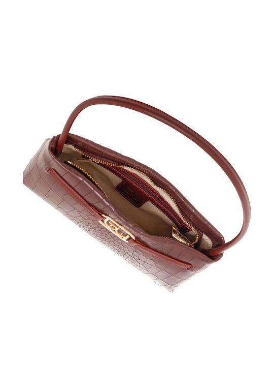 Burgundy Women's Shoulder Bag