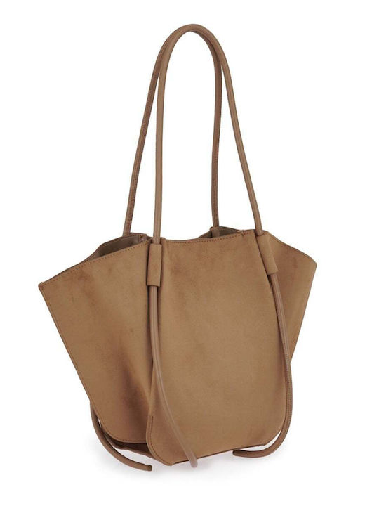 Damen-Tote-Tasche aus Wildleder Puro