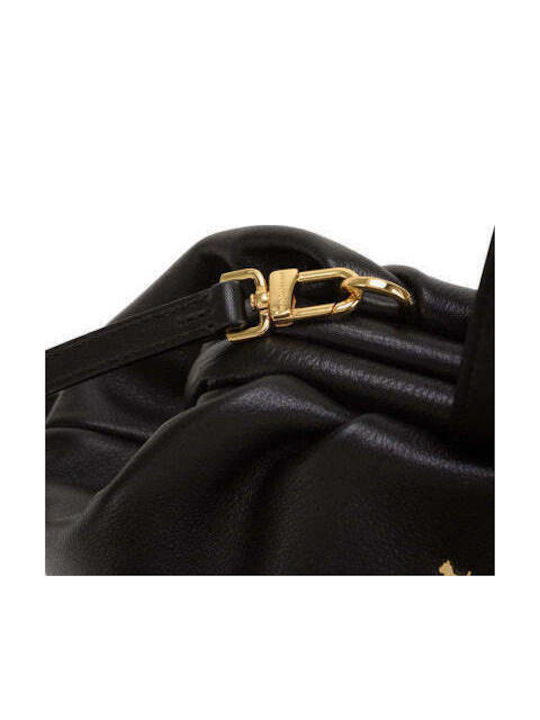 Schwarze Damen-Tote-Bag aus Leder