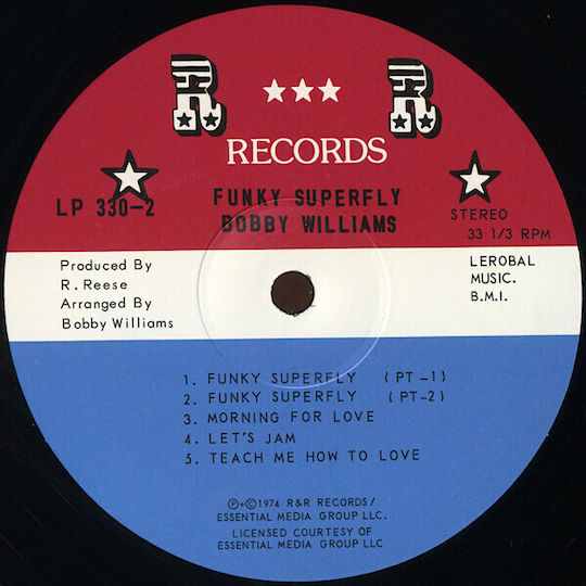 Bobby Williams 16 Funky Super Fly Vinyl