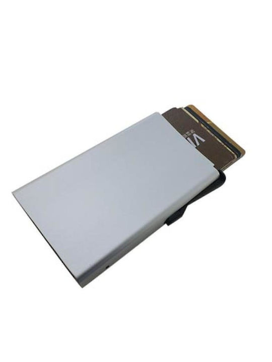 Θήκη Πιστωτικών Καρτών Προστασία Nfc & Δυνατότητα Χάραξης 6-7 Κάρτες Ασημί Θήκη Πιστωτικών Καρτών Προστασία Nfc & Δυνατότητα Χάραξης 6-7 Κάρτες Ασημί