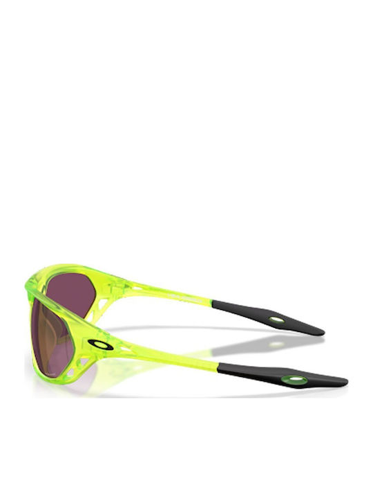 Oakley Γυαλιά Ηλίου Πράσινα με Κοκκάλινο Σκελετό Oakley Γυαλιά Ηλίου Πράσινα με Κοκκάλινο Σκελετό