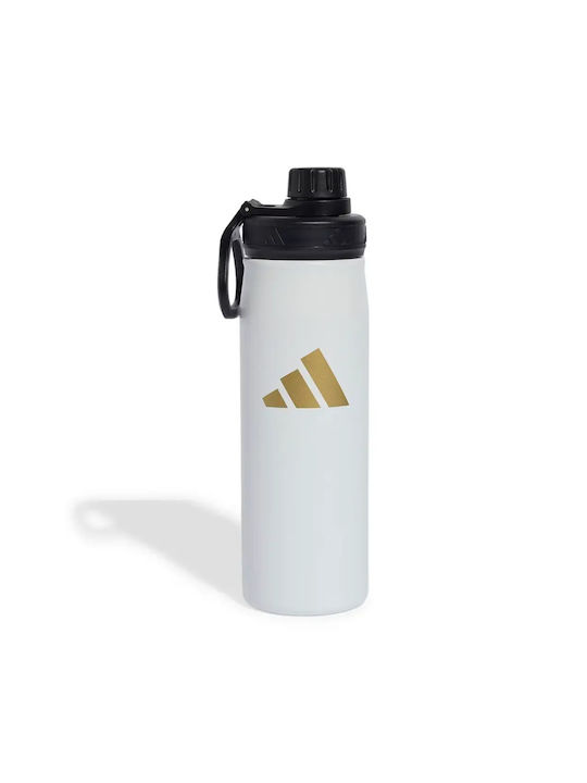 adidas Αθλητικό Παγούρι Ανοξείδωτο 600ml Λευκό adidas Αθλητικό Παγούρι Ανοξείδωτο 600ml Λευκό