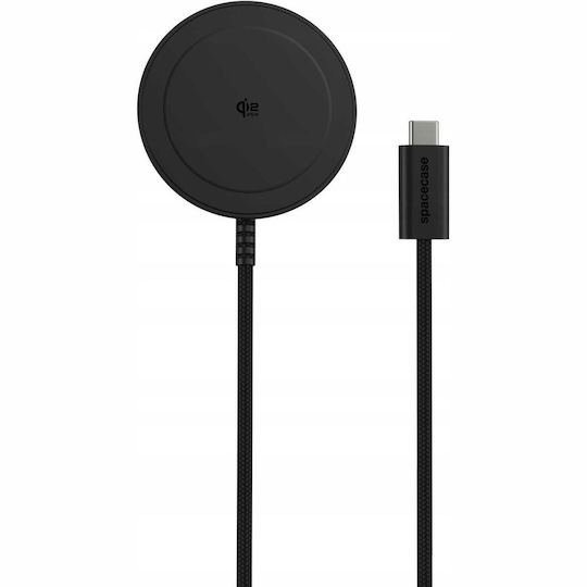 Spacecase Безжично зарядно устройство Qi2 25 W, черно (MagPad)